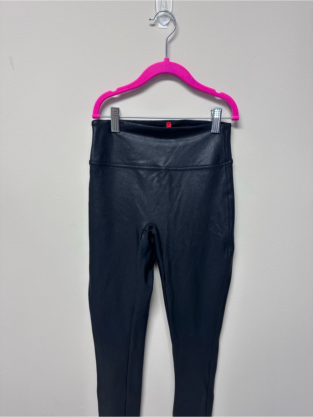 Spanx Black Leather Leggings